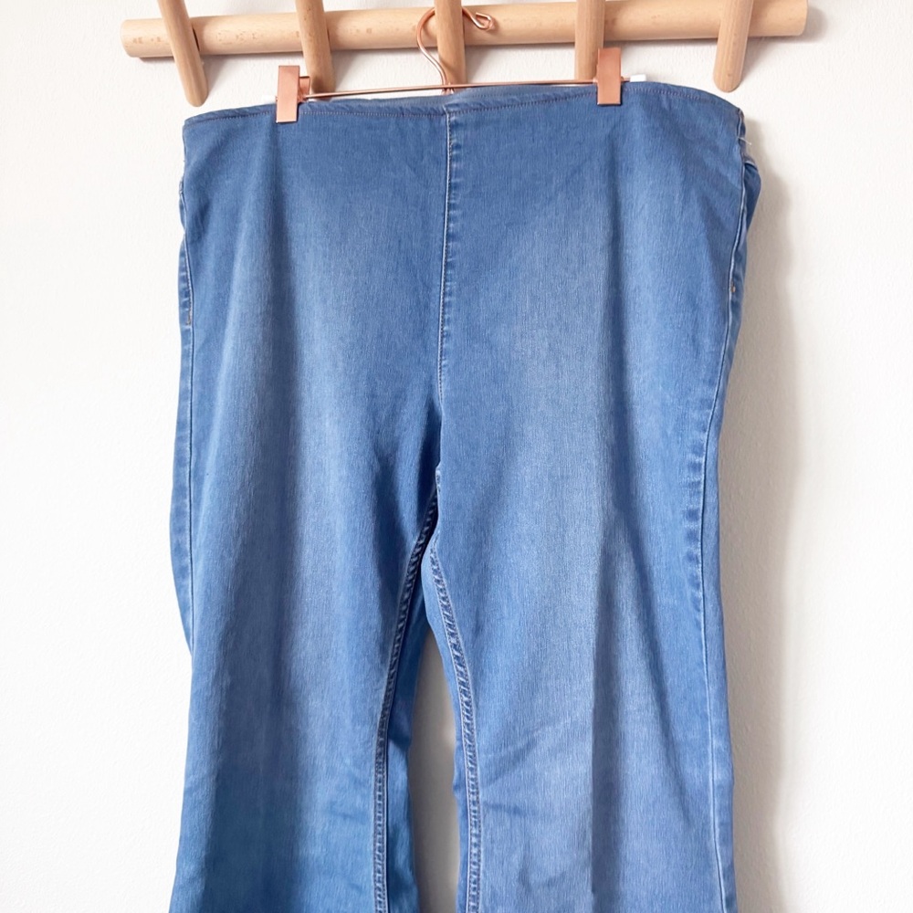 Free People Penny Pull On Flare Jeans 35 Short - Picture 4 of 12